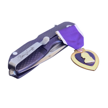 Load image into Gallery viewer, RYP Design/ Bill Harsey Billy Waugh #008 Purple Heart Edition Knife